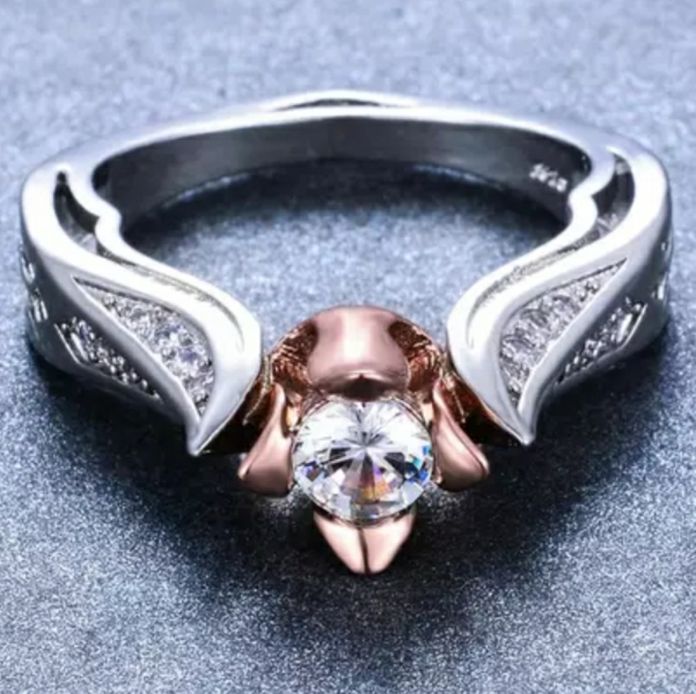 Two Tone Silver Ring - Picture 3 of 5